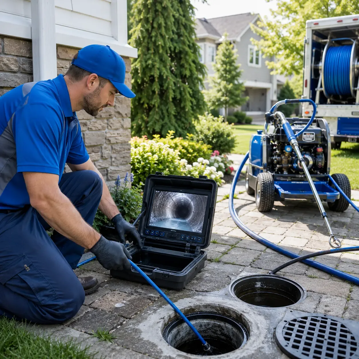 Outdoor drain cleaning professionals serving Junction City, OH